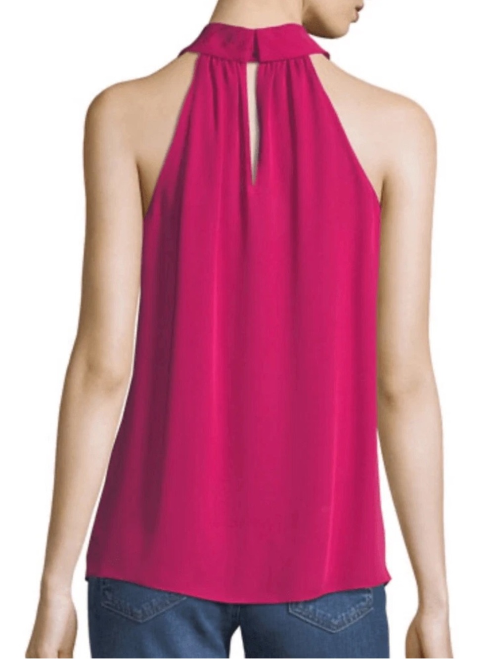 NWT Ramy Brook Women’s size Large Trinity Silk Tank Top In Radia - Picture 2 of 15